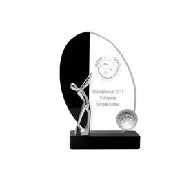 01. CQ2206GC - Trophée Cristal Golf